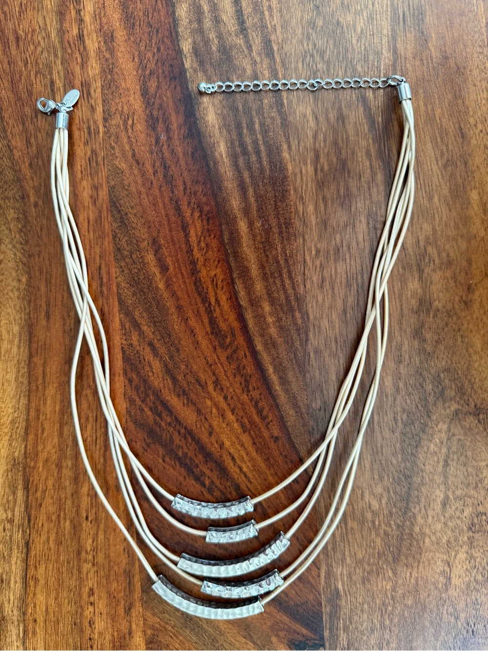 Lia Sophia "Dunes" Multi-Strand Statement Necklace